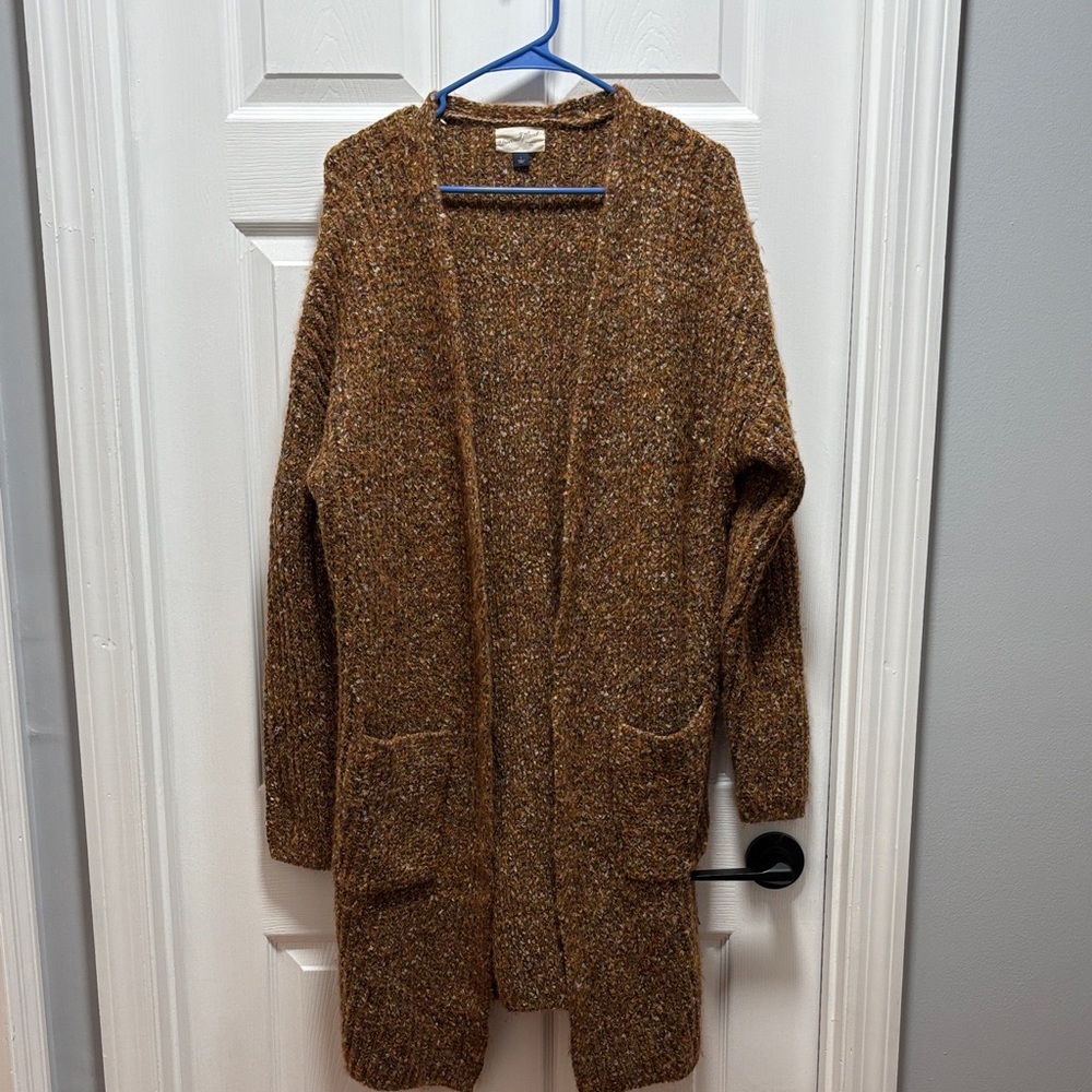 Universal Thread Speckled Brown Cardigan